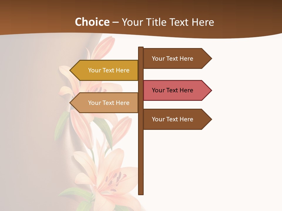 Wellness Bloom Woman PowerPoint Template
