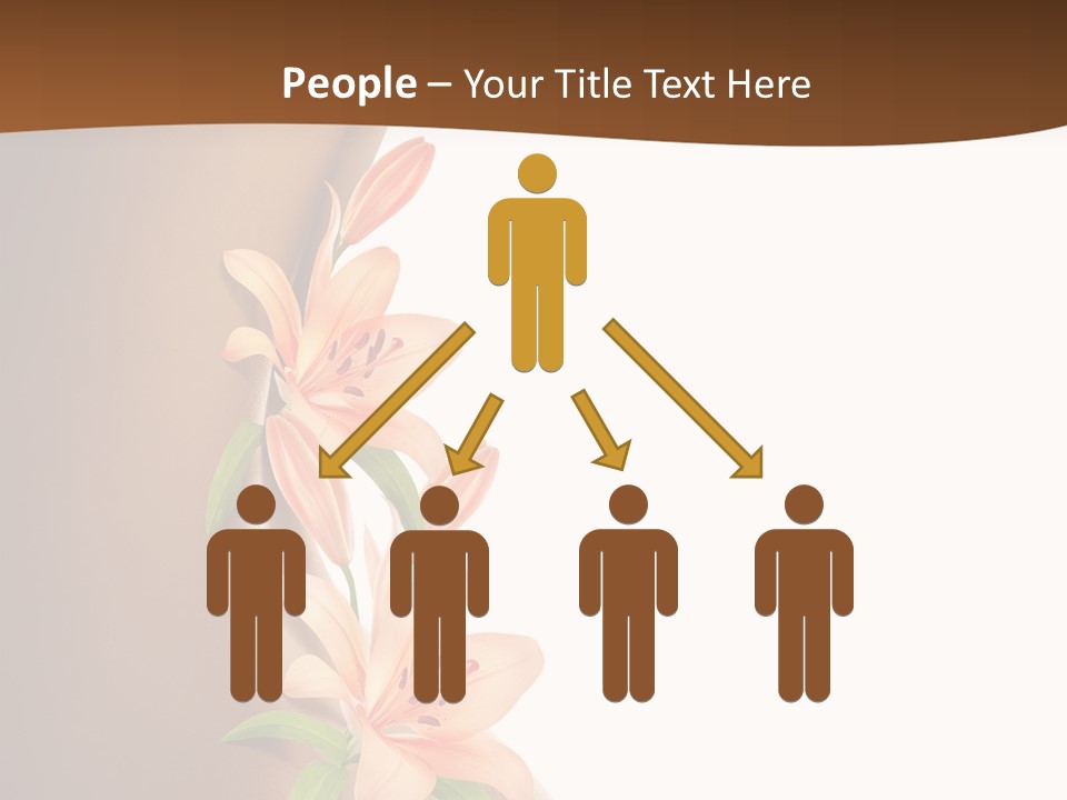 Wellness Bloom Woman PowerPoint Template