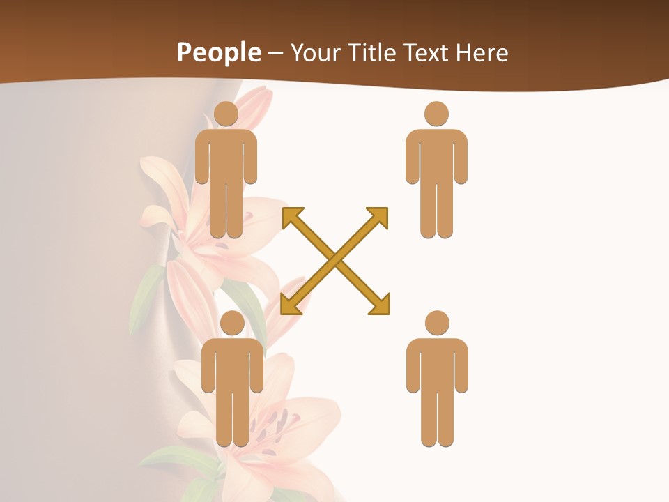 Wellness Bloom Woman PowerPoint Template