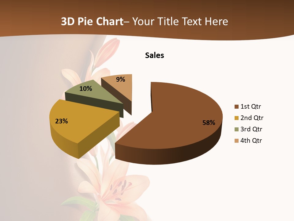 Wellness Bloom Woman PowerPoint Template