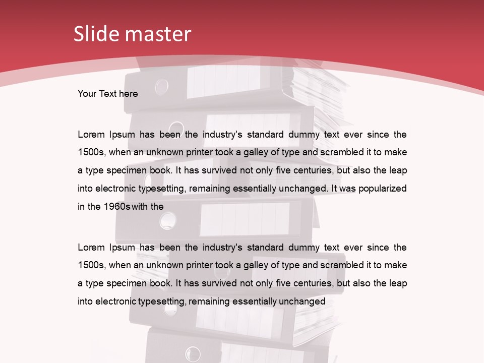 Clip Finance Information PowerPoint Template