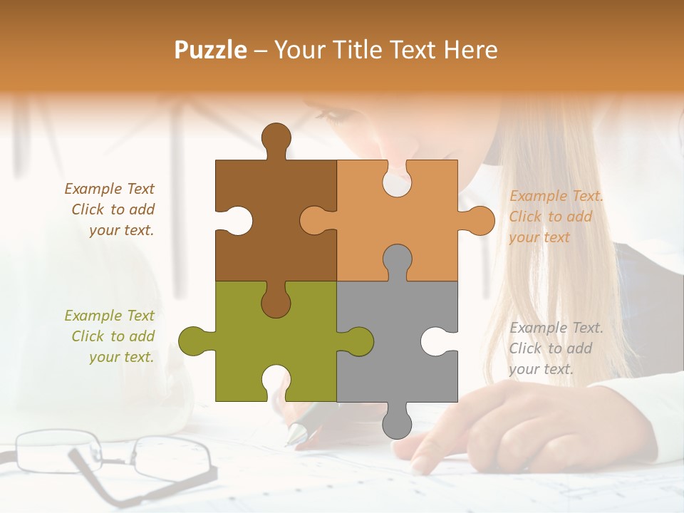 Standard Girl Windmill PowerPoint Template