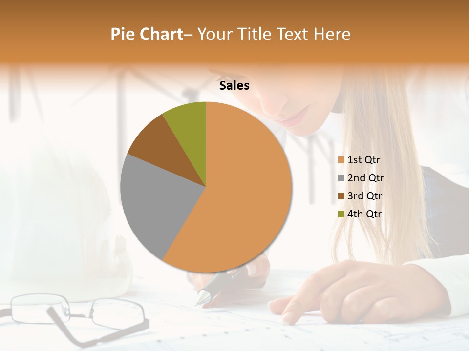Standard Girl Windmill PowerPoint Template