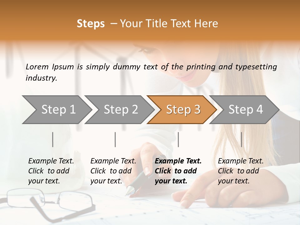 Standard Girl Windmill PowerPoint Template