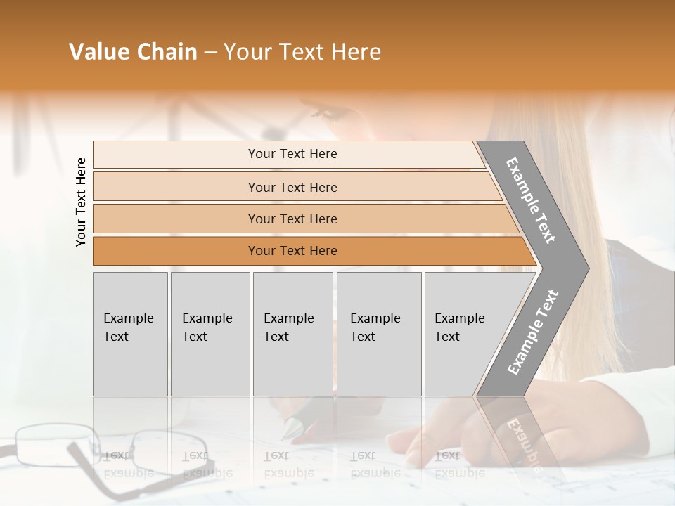 Standard Girl Windmill PowerPoint Template