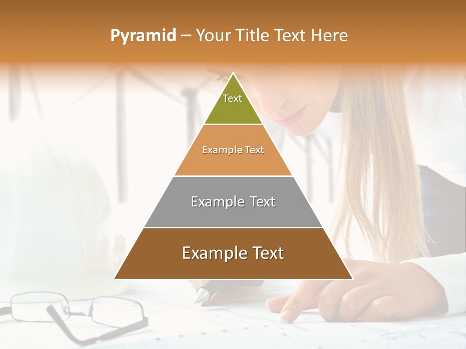 Standard Girl Windmill PowerPoint Template