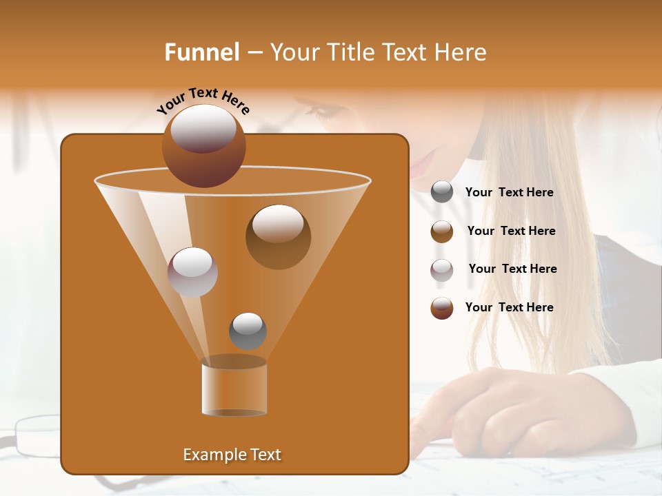 Standard Girl Windmill PowerPoint Template