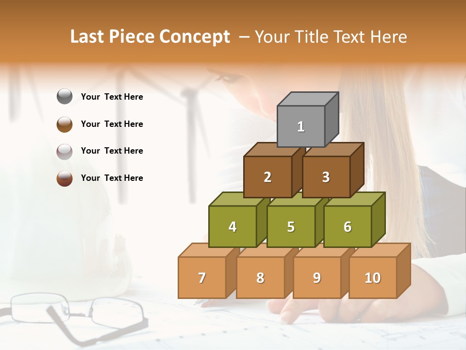 Standard Girl Windmill PowerPoint Template