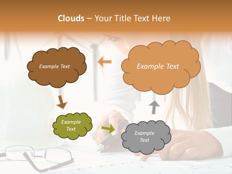 Standard Girl Windmill PowerPoint Template