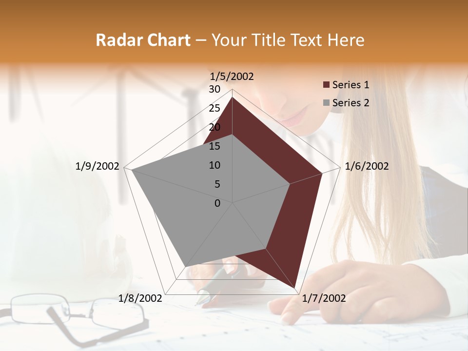 Standard Girl Windmill PowerPoint Template