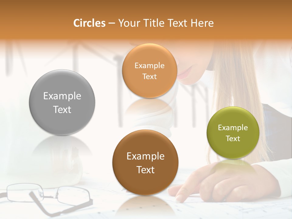 Standard Girl Windmill PowerPoint Template