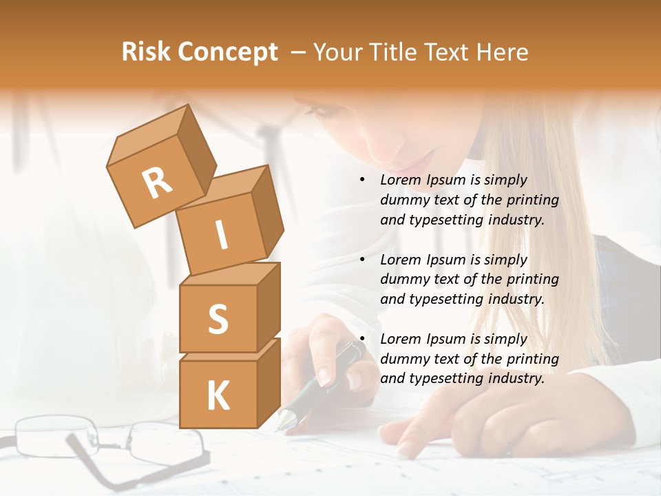 Standard Girl Windmill PowerPoint Template