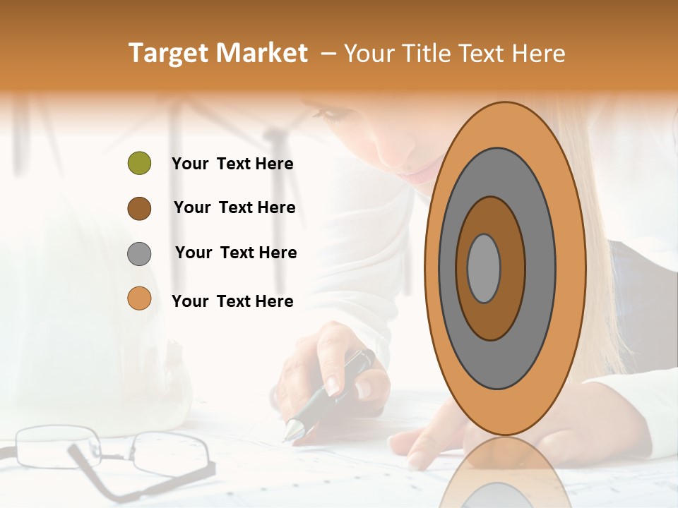 Standard Girl Windmill PowerPoint Template