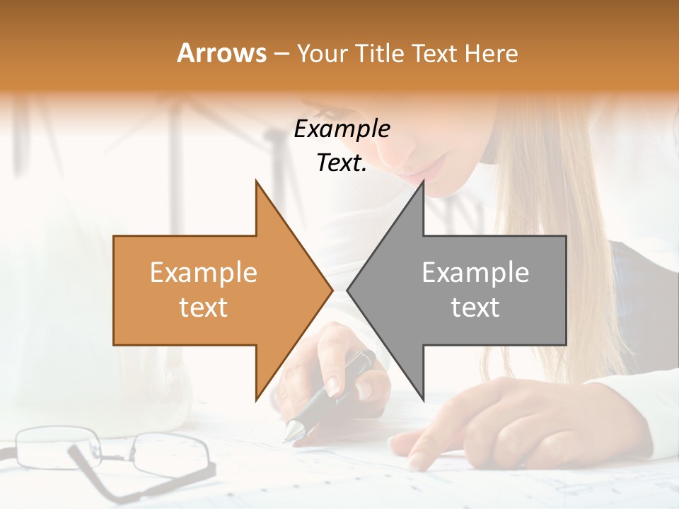 Standard Girl Windmill PowerPoint Template