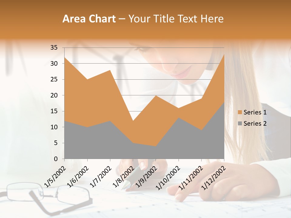 Standard Girl Windmill PowerPoint Template