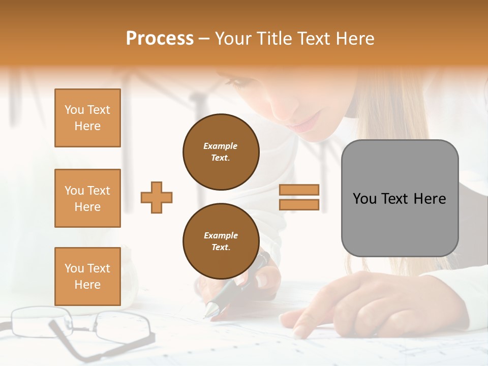 Standard Girl Windmill PowerPoint Template