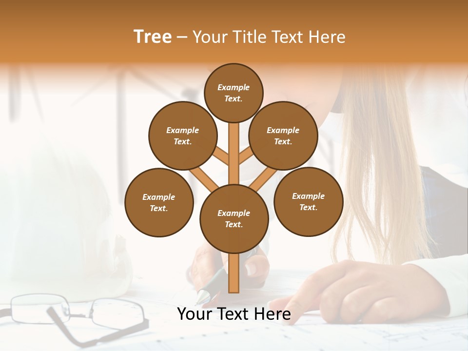 Standard Girl Windmill PowerPoint Template