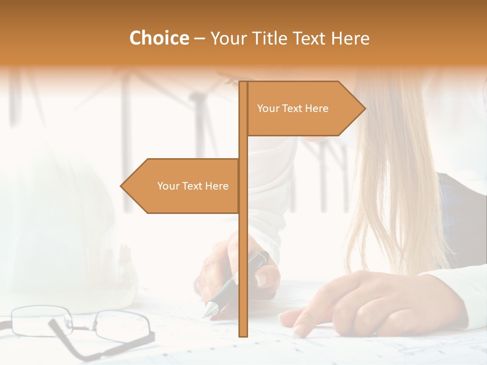 Standard Girl Windmill PowerPoint Template