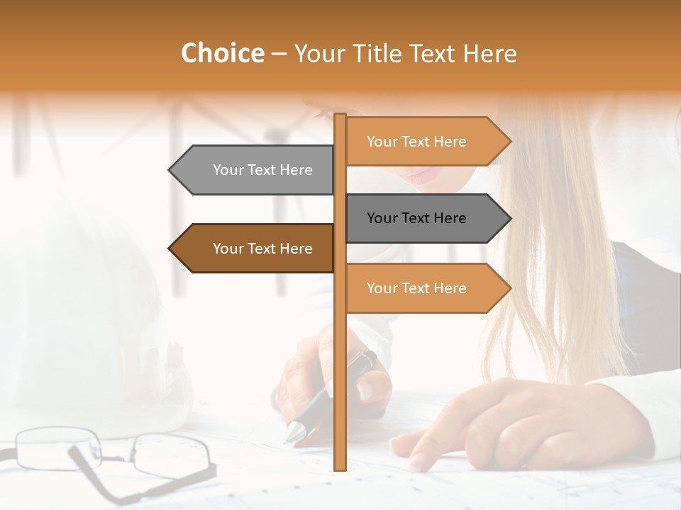 Standard Girl Windmill PowerPoint Template