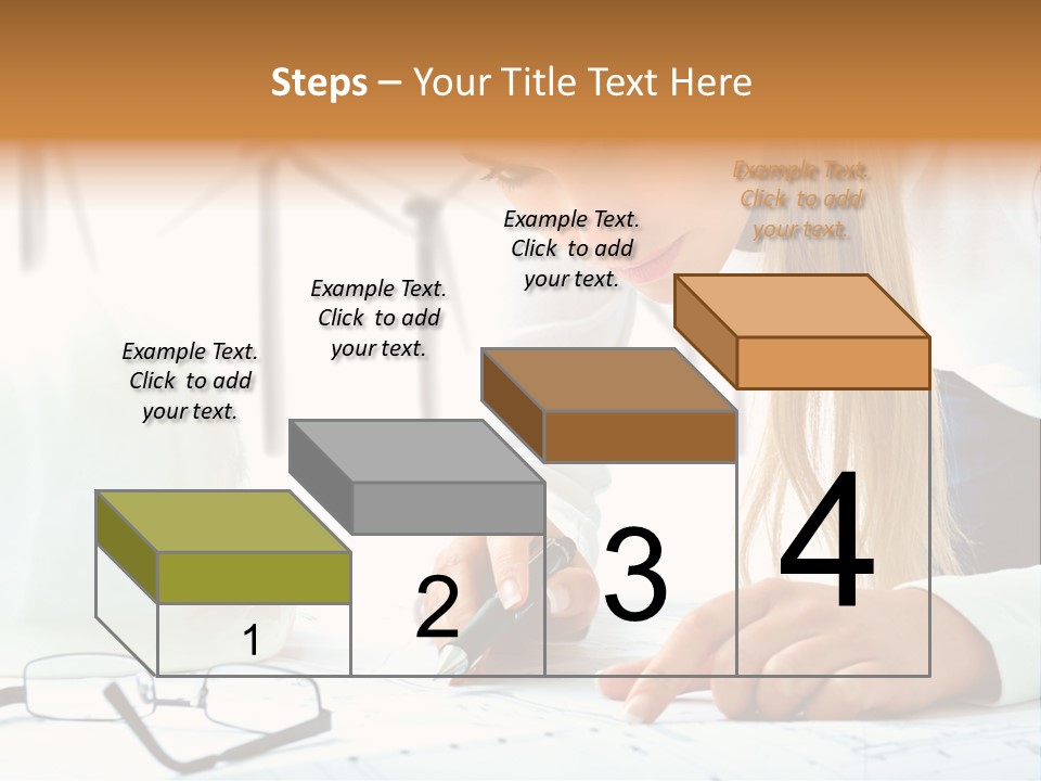 Standard Girl Windmill PowerPoint Template