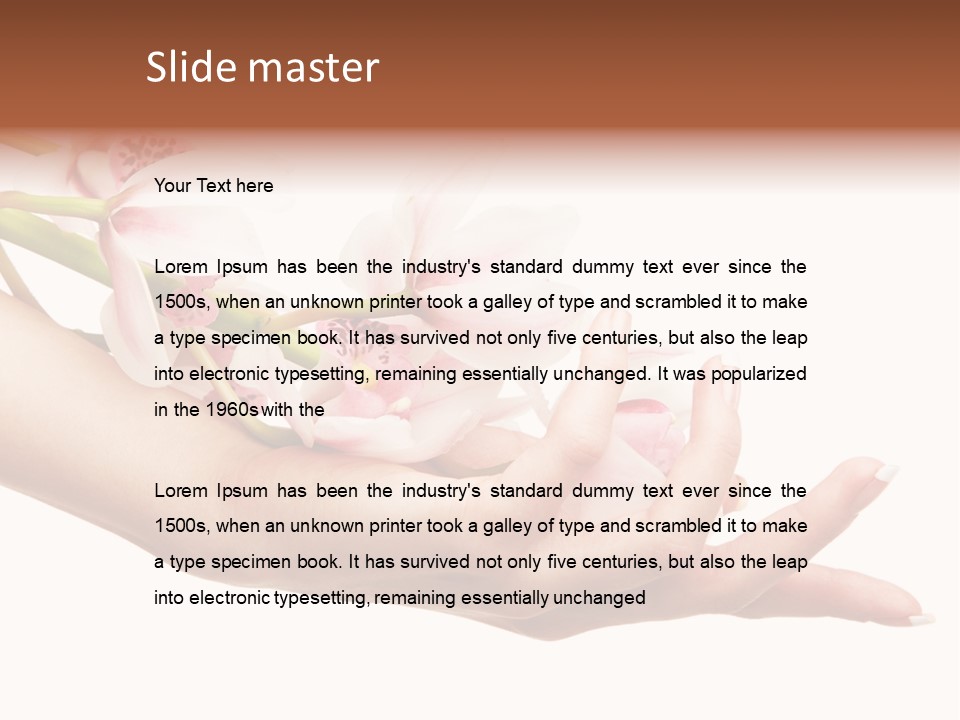 Clean Woman Feminine PowerPoint Template