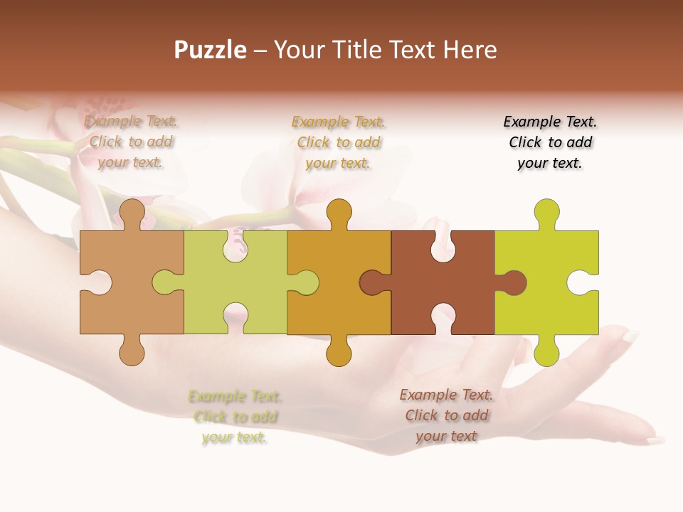 Clean Woman Feminine PowerPoint Template