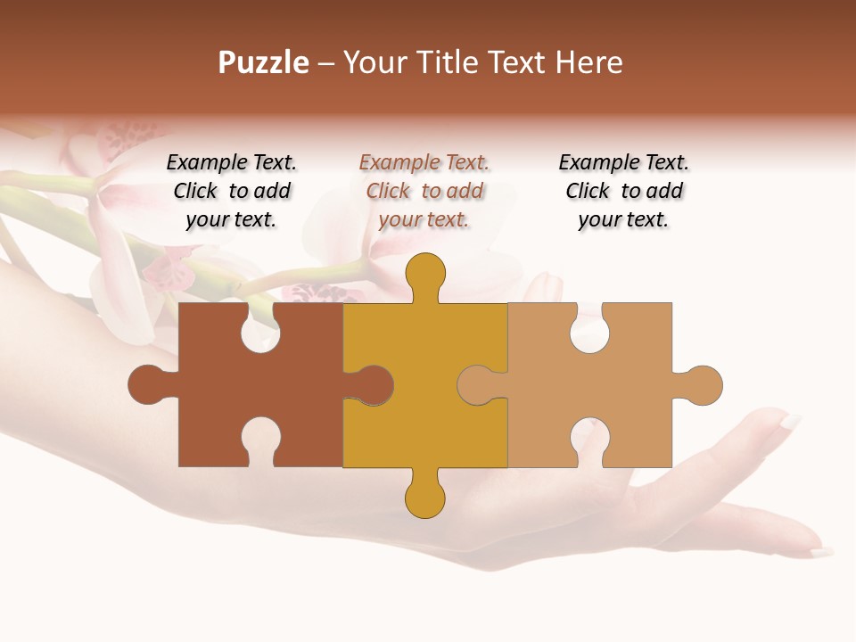 Clean Woman Feminine PowerPoint Template