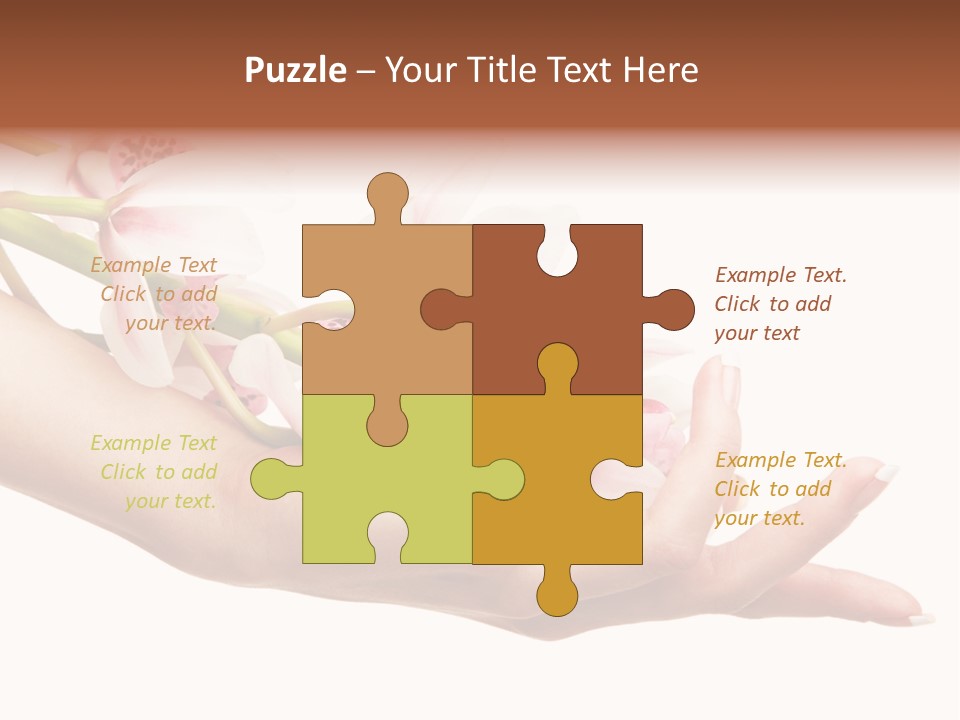 Clean Woman Feminine PowerPoint Template