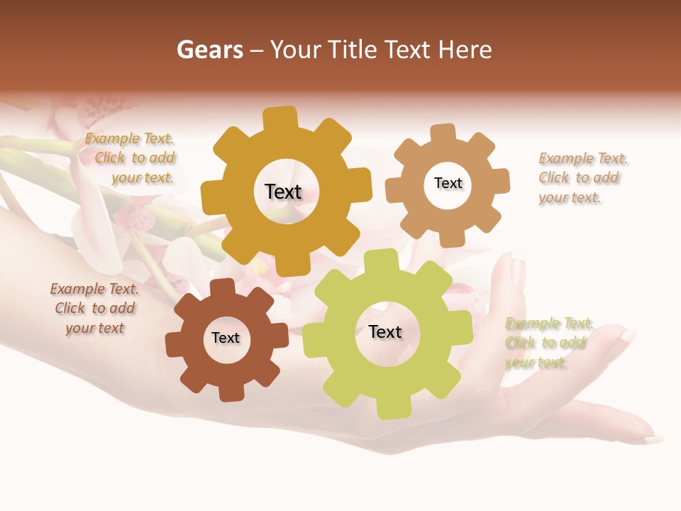 Clean Woman Feminine PowerPoint Template