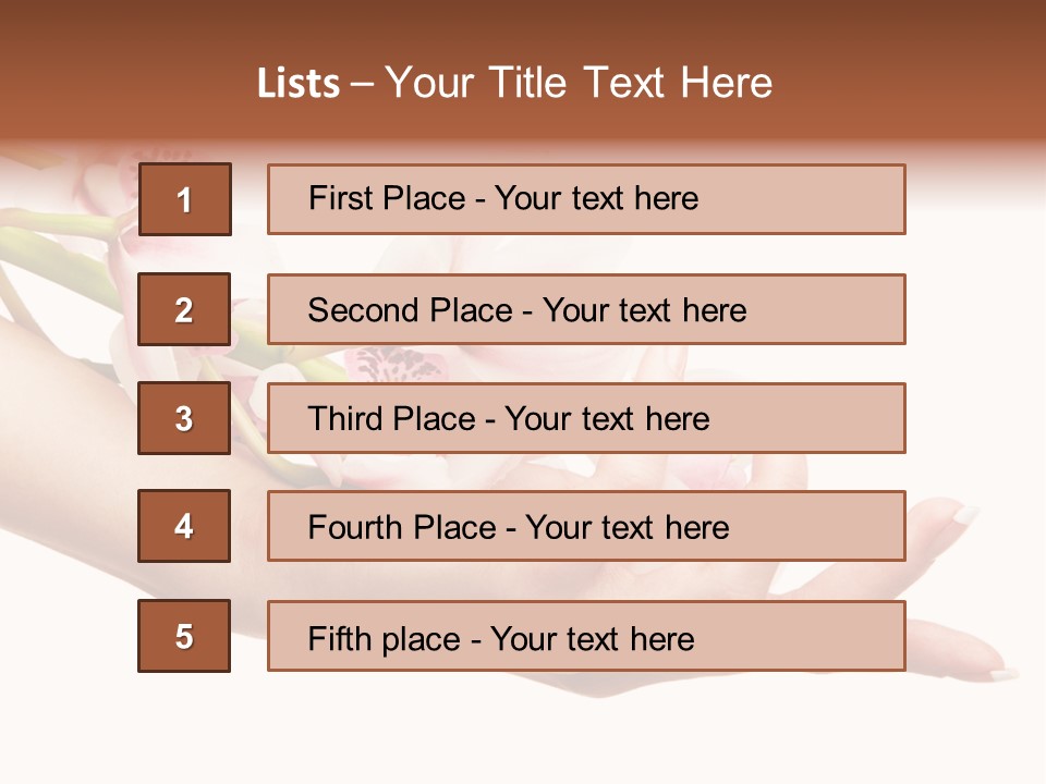 Clean Woman Feminine PowerPoint Template
