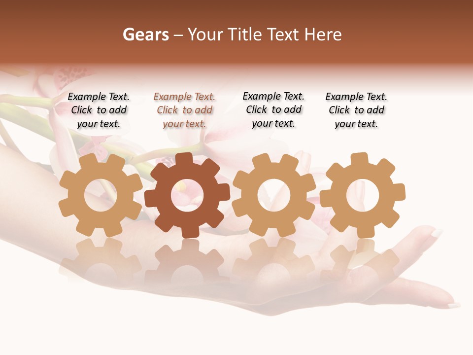 Clean Woman Feminine PowerPoint Template