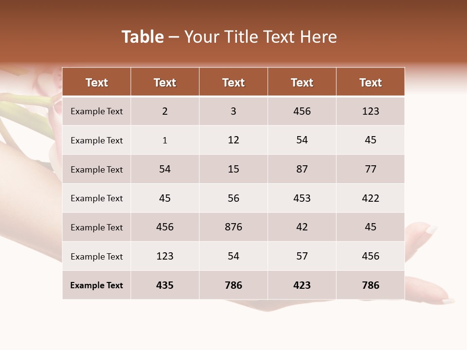 Clean Woman Feminine PowerPoint Template