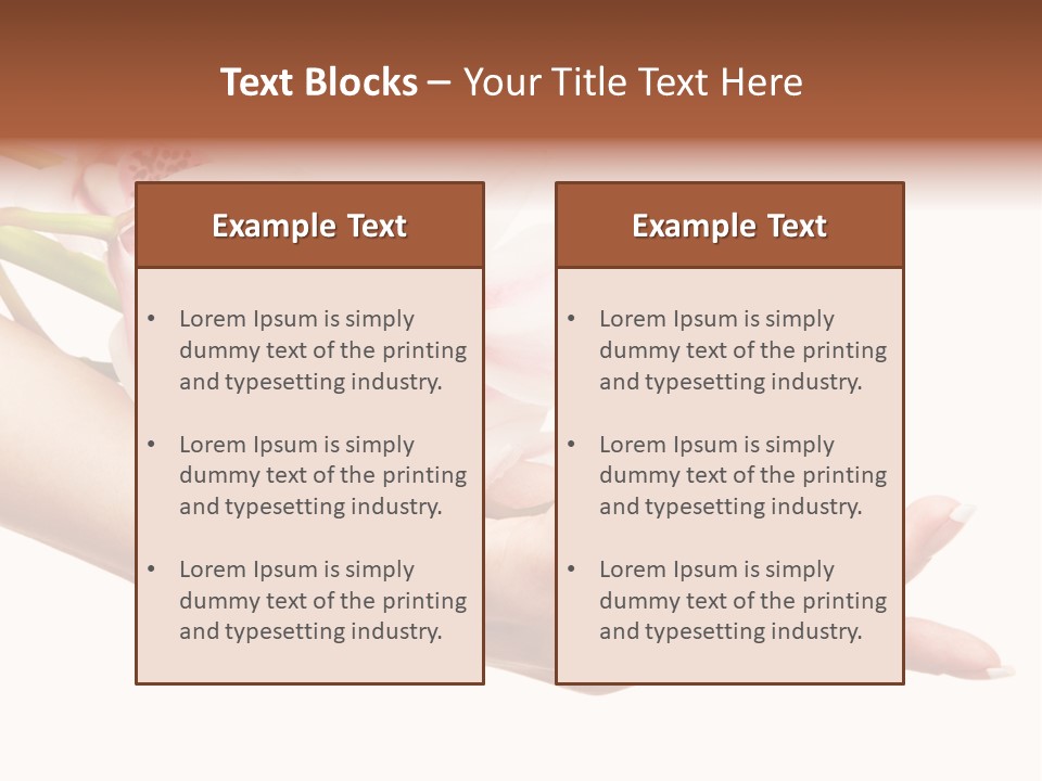 Clean Woman Feminine PowerPoint Template