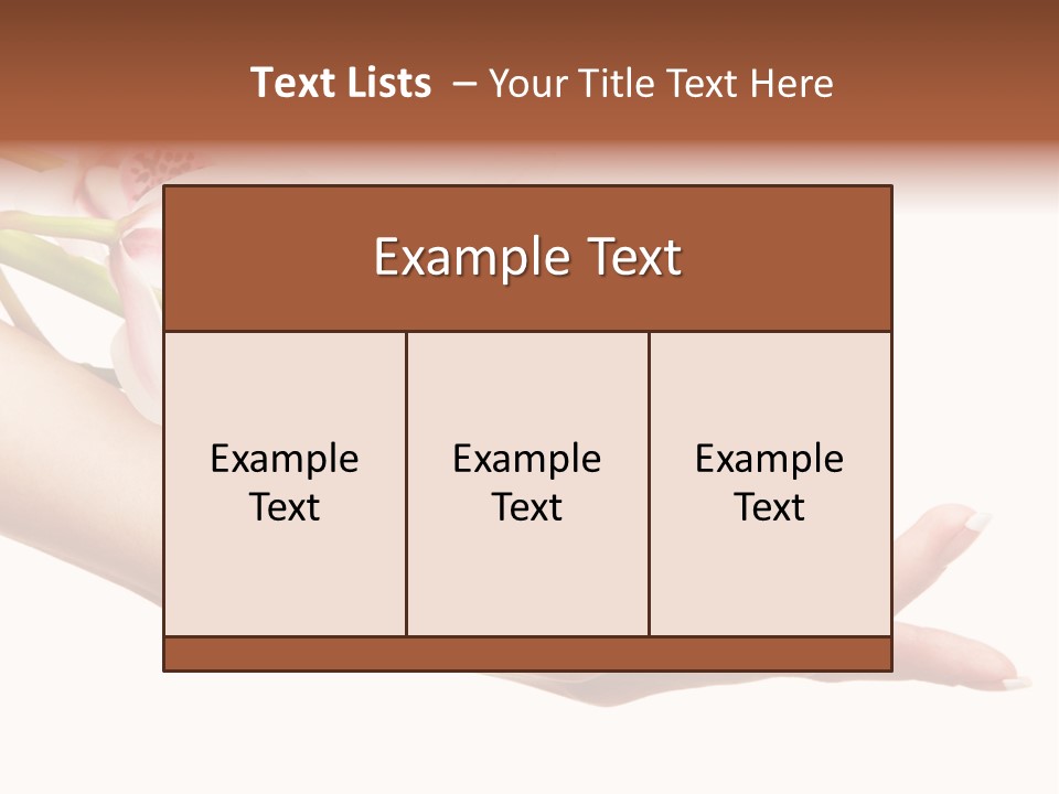 Clean Woman Feminine PowerPoint Template