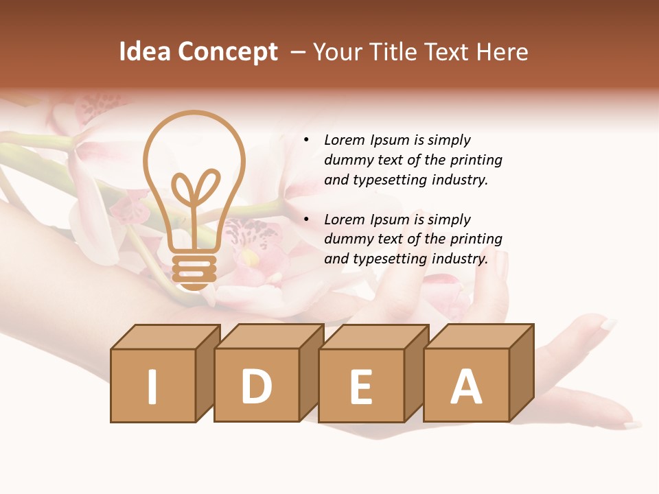 Clean Woman Feminine PowerPoint Template