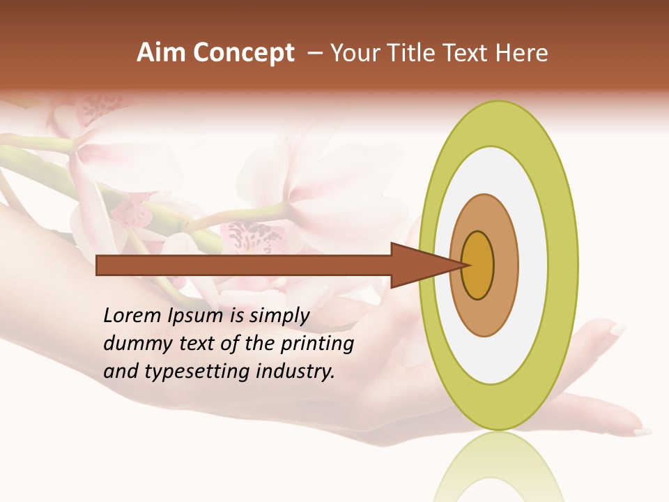 Clean Woman Feminine PowerPoint Template