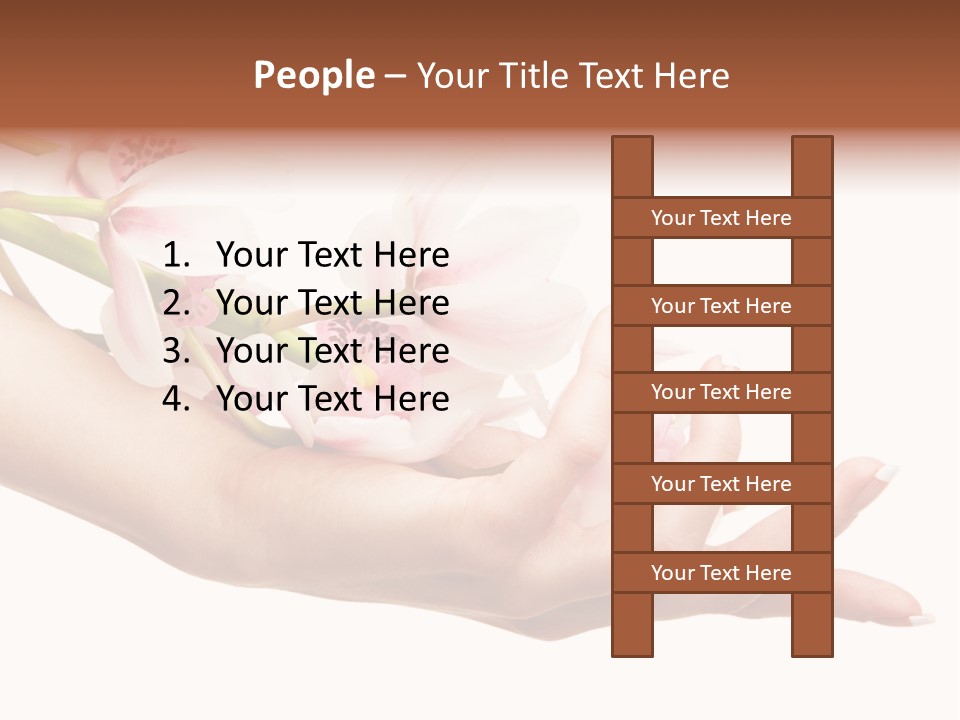 Clean Woman Feminine PowerPoint Template