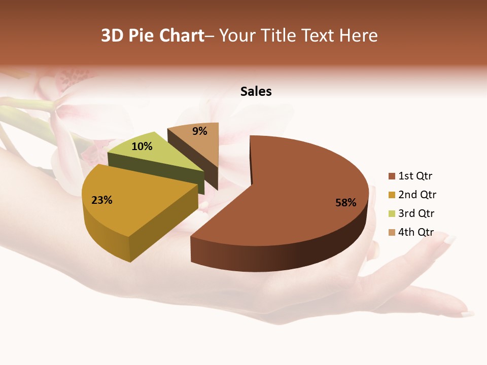 Clean Woman Feminine PowerPoint Template