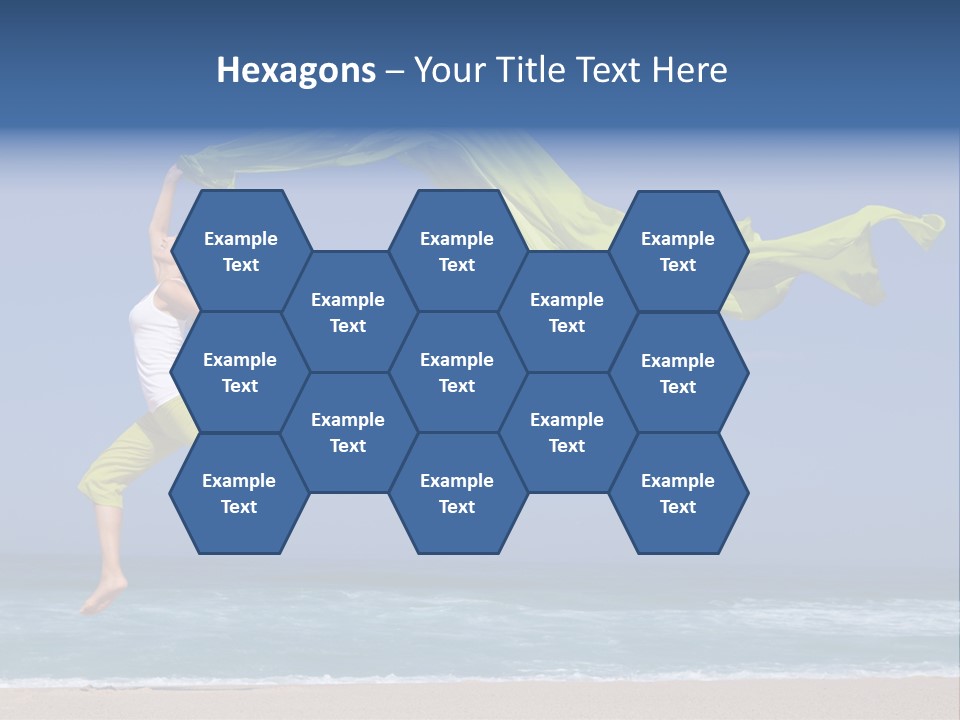 Nature Happy Beach PowerPoint Template