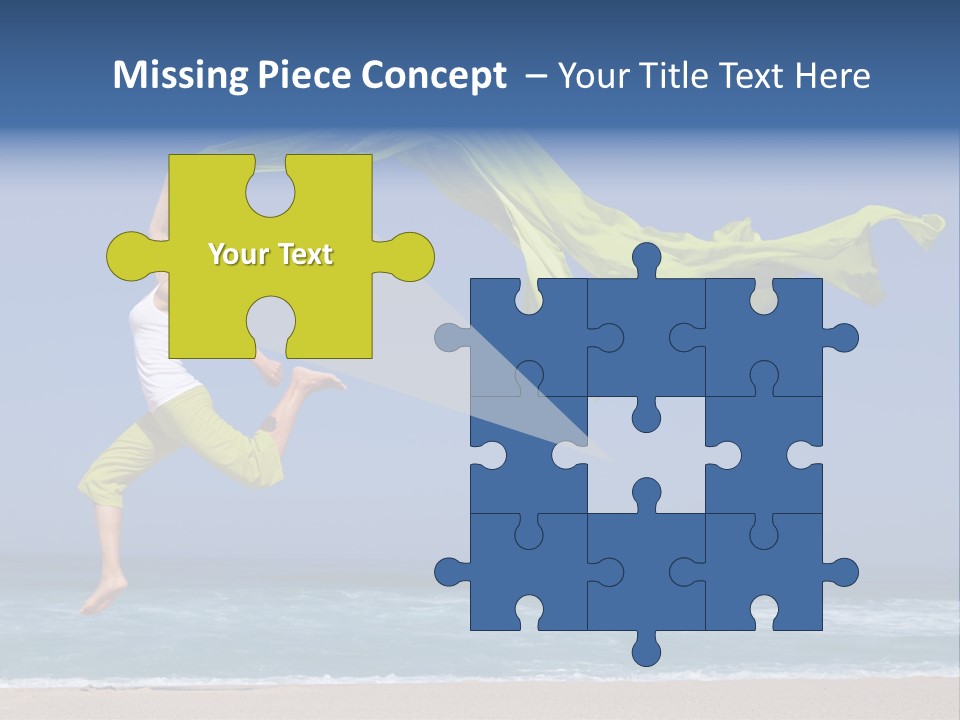 Nature Happy Beach PowerPoint Template