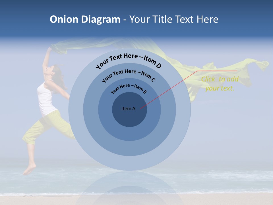 Nature Happy Beach PowerPoint Template