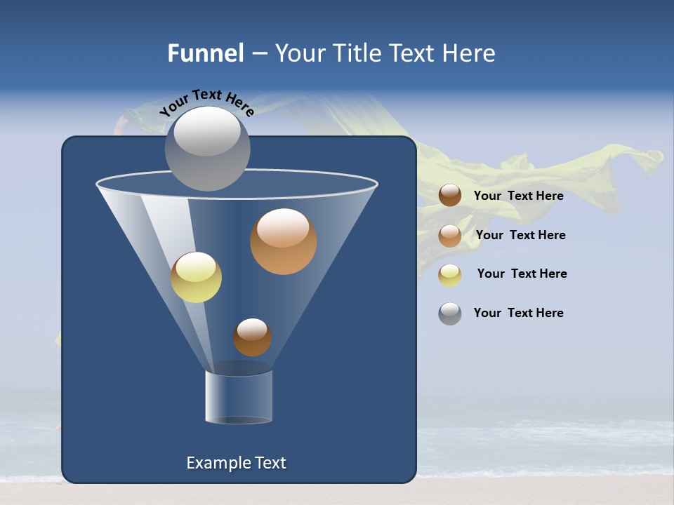 Nature Happy Beach PowerPoint Template