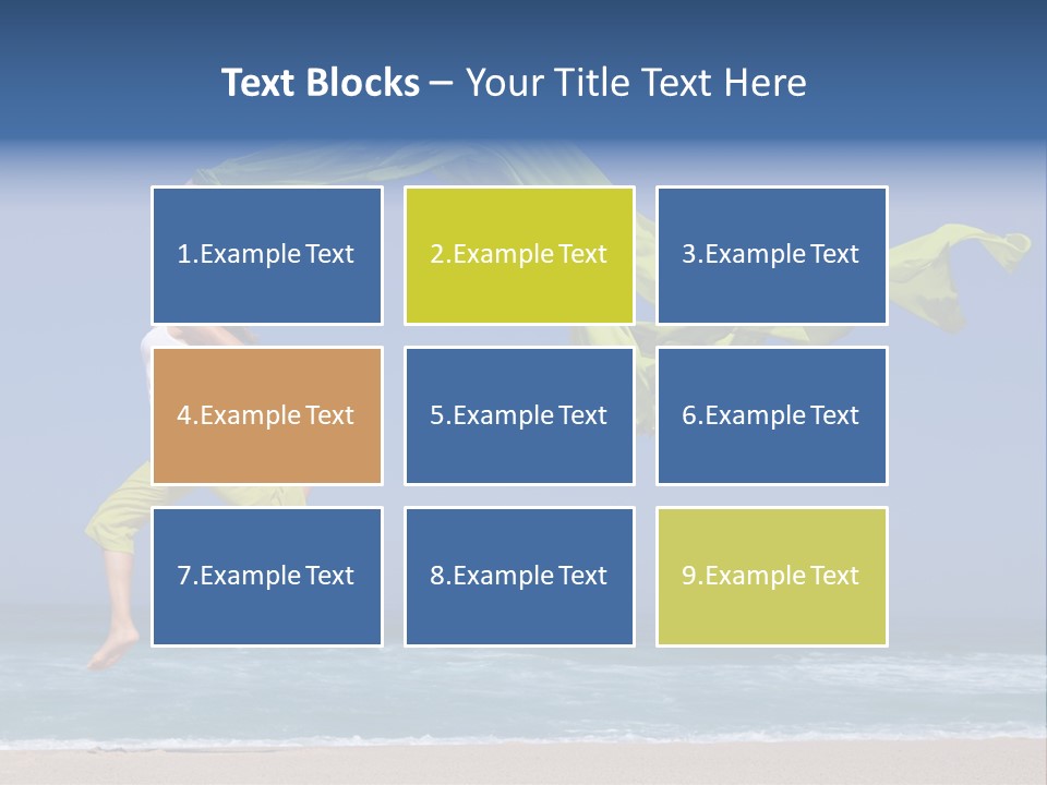 Nature Happy Beach PowerPoint Template