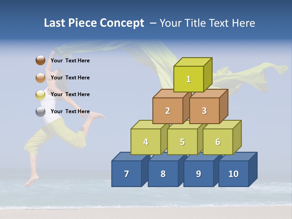 Nature Happy Beach PowerPoint Template