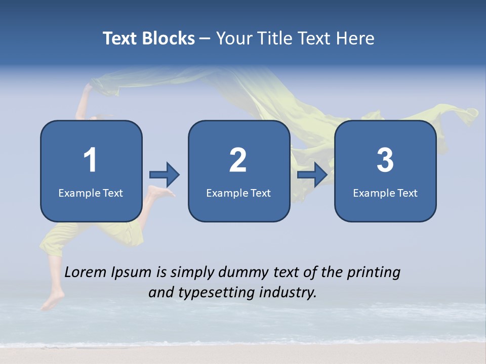 Nature Happy Beach PowerPoint Template