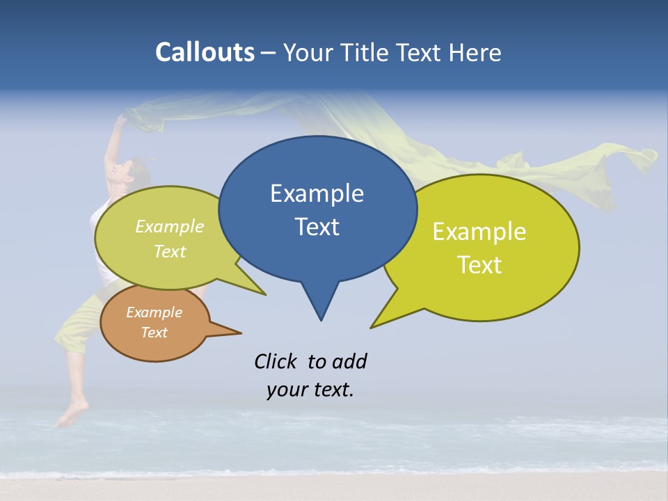 Nature Happy Beach PowerPoint Template