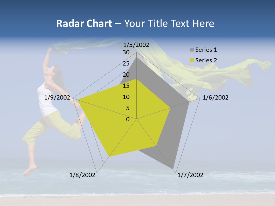 Nature Happy Beach PowerPoint Template