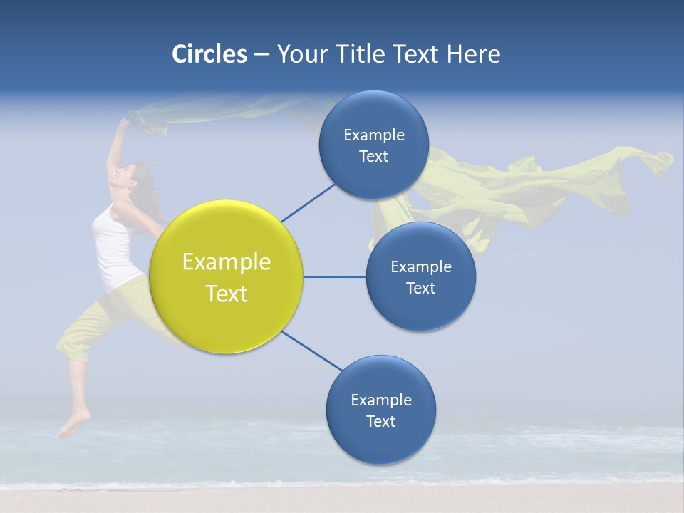Nature Happy Beach PowerPoint Template