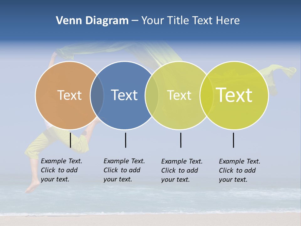 Nature Happy Beach PowerPoint Template