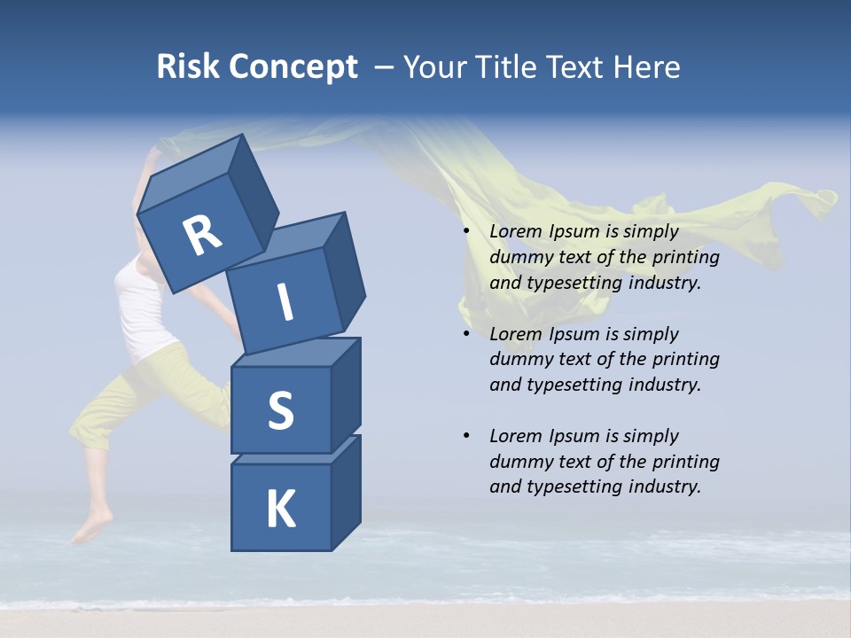 Nature Happy Beach PowerPoint Template